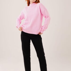 Sweater Oversized Polo Neck Long Sleeve - Brand: Lustrin - Women & Kids, Baby Clothes Wholesale - TheBS Women