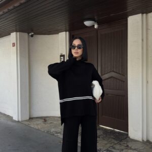 Casual Elegant Suit With Palazzo Wide Leg Pants - Brand: My Fashion - Women & Kids, Baby Clothes Wholesale - TheBS Women