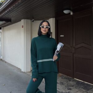 Green Casual Elegant Suit With Palazzo Pants - Brand: My Fashion - Women & Kids, Baby Clothes Wholesale - TheBS Women