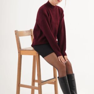 Sweater With High Neck And Oversized Fit - Brand: Lustrin - Women & Kids, Baby Clothes Wholesale - TheBS Women