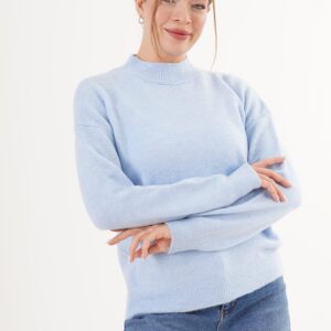 Sweater With High Neck And Long Sleeves - Brand: Lustrin - Women & Kids, Baby Clothes Wholesale - TheBS Women