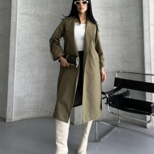 Trenchcoat Elegant Single-Breasted 3/4 Sleeve - Brand: My Jest Fashion - Women & Kids, Baby Clothes Wholesale - TheBS Women