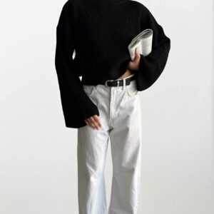 Sweater Oversized Bell Sleeve - Brand: Black Fashion - Women & Kids, Baby Clothes Wholesale - TheBS Women