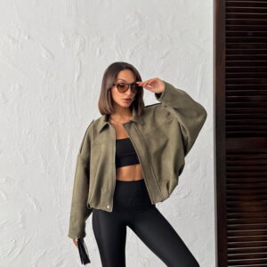 Overshirt Jacket With Zip Up Closure - Brand: Topshow - Women & Kids, Baby Clothes Wholesale - TheBS Women