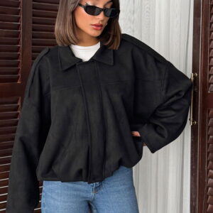 Overshirt Jacket With Zip Up Closure - Brand: Topshow - Women & Kids, Baby Clothes Wholesale - TheBS Women