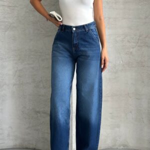 Mom Jeans High Waist Straight Leg - Brand: My Jest Fashion - Women & Kids, Baby Clothes Wholesale - TheBS Women