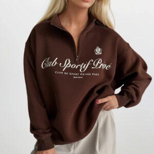 Oversized Fit Sweatshirt With Letter Print - Brand: Black Fashion - Women & Kids, Baby Clothes Wholesale - TheBS Women