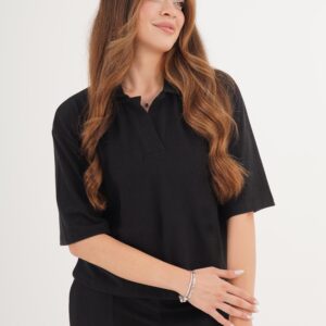 Blouse With V-Neck And Half Sleeves - Brand: Lustrin - Women & Kids, Baby Clothes Wholesale - TheBS Women