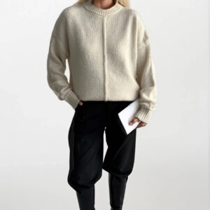 Beige Casual Elegant Preppy Vintage Retro Cardigan - Brand: Black Fashion - Women & Kids, Baby Clothes Wholesale - TheBS Women