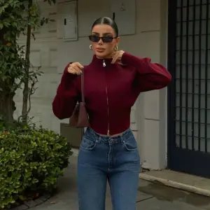 Cardigan With Zip Up And High Neck - Brand: EYYO ATELIER - Women & Kids, Baby Clothes Wholesale - TheBS Women