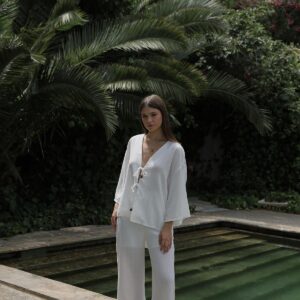 White Elegant Casual Boho Set - Brand: Reyon - Women & Kids, Baby Clothes Wholesale - TheBS Women