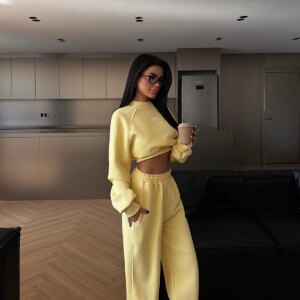 Tracksuit With Oversized Fit And Jogger Pants - Brand: EYYO ATELIER - Women & Kids, Baby Clothes Wholesale - TheBS Women