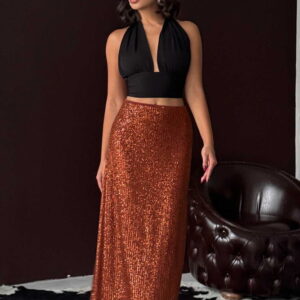 Elegant Glam Sexy Formal Slip Maxi Skirt - Brand: Topshow - Women & Kids, Baby Clothes Wholesale - TheBS Women