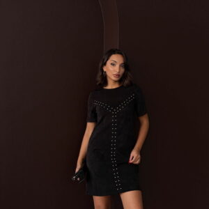 Mini Shift Dress With Short Sleeves - Brand: Topshow - Women & Kids, Baby Clothes Wholesale - TheBS Women