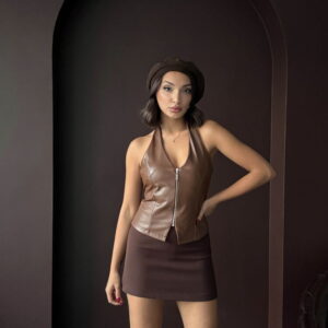 Fitted Zip Up Vest For Work And Party - Brand: Topshow - Women & Kids, Baby Clothes Wholesale - TheBS Women