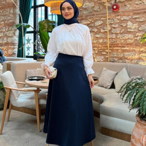 A-Line Maxi Skirt With High Waist - Brand: Mode Roy - Women & Kids, Baby Clothes Wholesale - TheBS Women