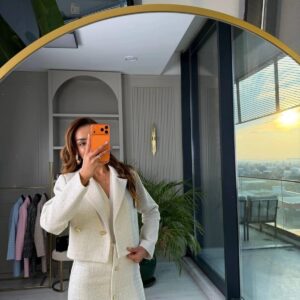 Beige Formal Elegant Set With Pencil Skirt - Brand: My Jest Fashion - Women & Kids, Baby Clothes Wholesale - TheBS Women