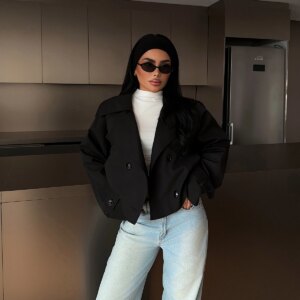 Double-Breasted Blazer Jacket - Brand: EYYO ATELIER - Women & Kids, Baby Clothes Wholesale - TheBS Women