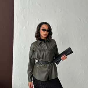 Green Western Casual Streetwear Elegant Shirt - Brand: Topshow - Women & Kids, Baby Clothes Wholesale - TheBS Women