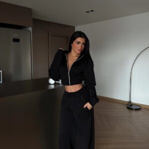 Tracksuit - Sporty Casual Zip Up Jogger Set - Brand: EYYO ATELIER - Women & Kids, Baby Clothes Wholesale - TheBS Women