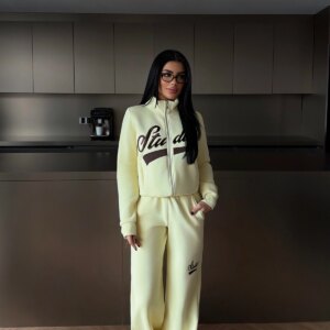 Tracksuit - Casual Sport Streetwear Jogger With Zip Up - Brand: EYYO ATELIER - Women & Kids, Baby Clothes Wholesale - TheBS Women