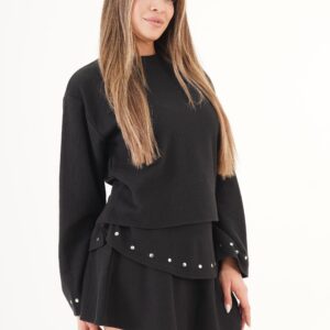 Flared Mini Skirt Mid Waist - Brand: Lustrin - Women & Kids, Baby Clothes Wholesale - TheBS Women