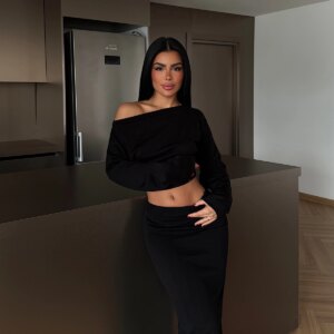 Slim Fit Mermaid Maxi Suit - Brand: EYYO ATELIER - Women & Kids, Baby Clothes Wholesale - TheBS Women