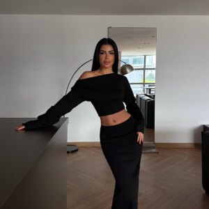 Slim Fit Mermaid Maxi Suit - Brand: EYYO ATELIER - Women & Kids, Baby Clothes Wholesale - TheBS Women