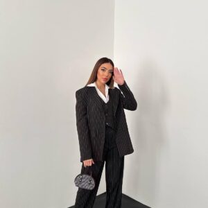 Formal Elegant Striped Set - Brand: Elisa - Women & Kids, Baby Clothes Wholesale - TheBS Women