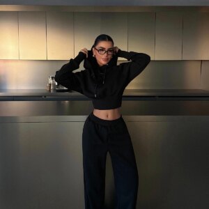 Tracksuit Oversized Fit Palazzo Pants Hoodie - Brand: EYYO ATELIER - Women & Kids, Baby Clothes Wholesale - TheBS Women