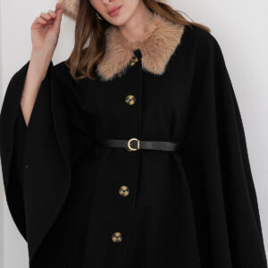 Cashmere Poncho With Belt 9165 - Brand: Bigdart - Women & Kids, Baby Clothes Wholesale - TheBS Women