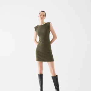 PaddedKnitwear Mini Dress - Brand: Juste - Women & Kids, Baby Clothes Wholesale - TheBS Women