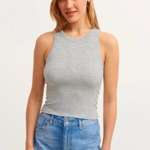 Ribbed Halter Neck Knitted Undershirt - Brand: la & vetta - Women & Kids, Baby Clothes Wholesale - TheBS Women