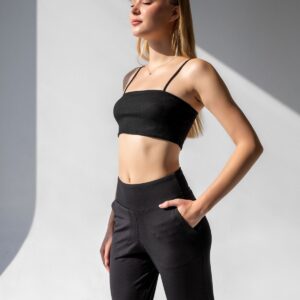 High Waist Pocket Jogger Sweatpants - Brand: la & vetta - Women & Kids, Baby Clothes Wholesale - TheBS Women