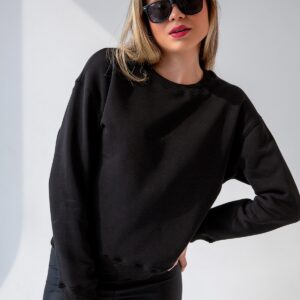 Relaxed Oversize Sweatshirt - Brand: la & vetta - Women & Kids, Baby Clothes Wholesale - TheBS Women