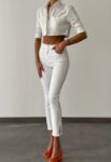 High Waist Slit Detailed Mia Jeans - Brand: LACARINO - Women & Kids, Baby Clothes Wholesale - TheBS Women