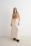 Elastic Waist And Cord Detail Long Skirt - Brand: Levure - Women & Kids, Baby Clothes Wholesale - TheBS Women