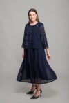 Round Neck Ruffle Dress – Brand: GUMANIZE – Women & Kids, Baby Clothes Wholesale – TheBS Women