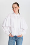 Frilled Cotton Fabric Wide Cut Shirt 29136 – Brand: First Angels – Women & Kids, Baby Clothes Wholesale – TheBS Women