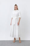 Women's Belted Cotton Shirt Dress - Brand: Puane - Women & Kids, Baby Clothes Wholesale - TheBS Women