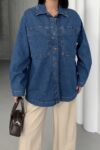 Denim Shirt With Pockets – Brand: XLove – Women & Kids, Baby Clothes Wholesale – TheBS Women