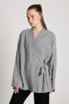 Kimono Oversized V-Neck Tie Closure - Brand: First Angels - Women & Kids, Baby Clothes Wholesale - TheBS Women