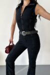 Black Tailored Slim Fit Sexy Jumpsuit – Brand: XLove – Women & Kids, Baby Clothes Wholesale – TheBS Women