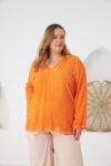 Plus Size Elegant V-Neck Blouse – Brand: RMG – Women & Kids, Baby Clothes Wholesale – TheBS Women