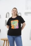 Casual Plus Size Tshirt With Tropical Pattern – Brand: RMG – Women & Kids, Baby Clothes Wholesale – TheBS Women