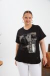 Casual Plus Size Tshirt With Letter Print - Brand: RMG - Women & Kids, Baby Clothes Wholesale - TheBS Women
