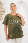 Green Casual Plus Size Streetwear Tshirt - Brand: RMG - Women & Kids, Baby Clothes Wholesale - TheBS Women