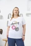 Casual Plus Size Tshirt With Fruit Pattern – Brand: RMG – Women & Kids, Baby Clothes Wholesale – TheBS Women
