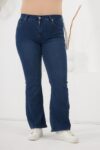 Blue Casual Plus Size Mom Jeans With Flare Leg – Brand: RMG – Women & Kids, Baby Clothes Wholesale – TheBS Women