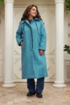 Blue Elegant Long Single-Breasted Coat - Brand: RMG - Women & Kids, Baby Clothes Wholesale - TheBS Women